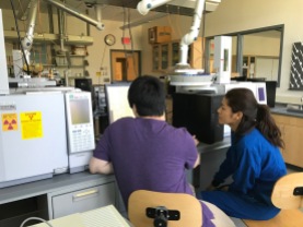 Ryan and Sonam analyzing their GC data